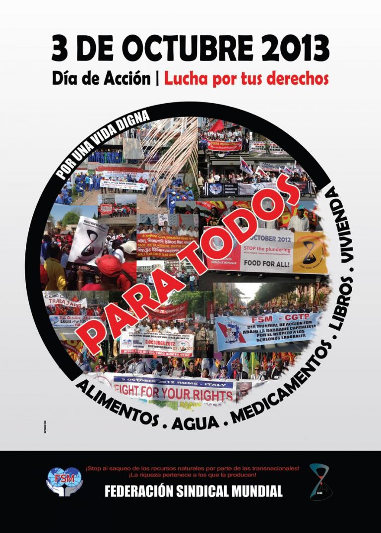 3 de Octubre, Día de Acción Lucha por tus derechos