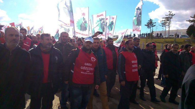 Delegación de PAME en la manifestación del Sindicato Birlesik Metal – Is en Turquía (5)