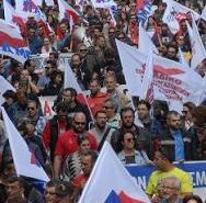 Χαιρετισμός στην απεργιακή συγκέντρωση του Εκπροσώπου των Επιτροπών Αγώνα Μισθωτών και Αυτοαπασχολούμενων Επιστημόνων