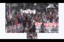 Ζωντανά από την απεργιακή συγκέντρωση