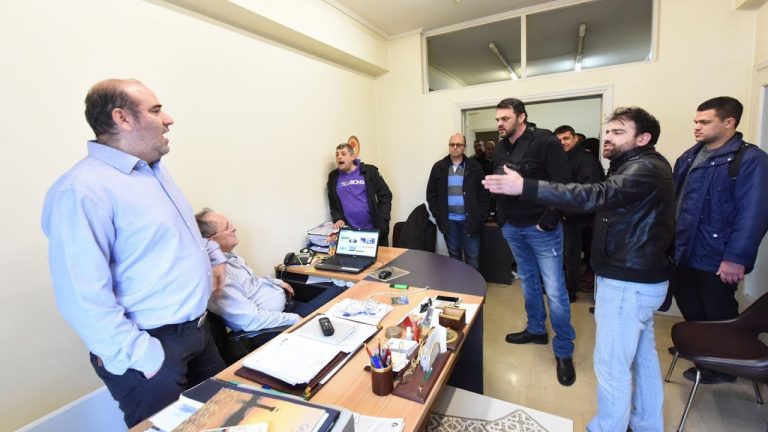 Βίντεο από την παρέμβαση Συνδικάτων Επισιτισμού Αττικής στην Ομοσπονδία Επισιτισμού για τη Συλλογική Σύμβαση Εργασίας