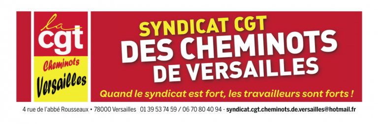 Motion du Syndicat CGT des cheminots de Versailles, en solidarité avec les travailleurs portuaires du Pirée