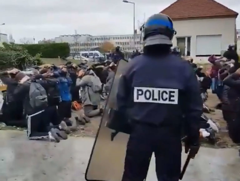 PAME denounces the brutal demonstration of autocracy by the French Government