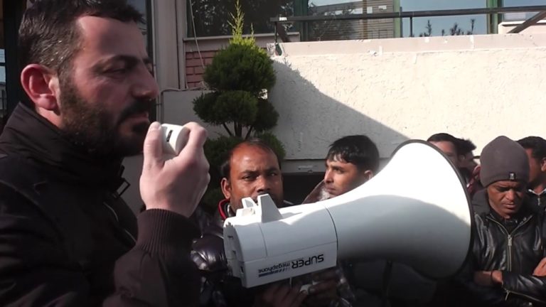 Κινητοποίηση ΕΚ Αμαλιάδας-Ομοσπονδιών και μεταναστών εργατών γης της Ν.Μανωλάδας