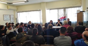 Ομιλία της Τσίγκα Μαρίνα, Προέδρου του ΔΣ του ΕΣΥΝ στην εκδήλωση του Συνδικάτου Τύπου και Χάρτου για τα ναρκωτικά στις 31 Μάρτη