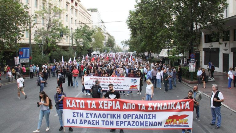 Για τις άθλιες νομοθετικές πρωτοβουλίες της κυβέρνησης. Για την επιβολή πολιτικής επιστράτευσης και την επίταξη απεργών
