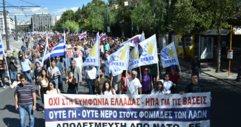 Big Demonstration Against USA-NATO Attacked by Police (Photos-Videos)