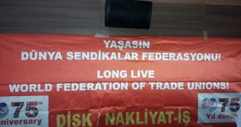 PAME en el Congreso del Nakliyat Is, Turquía