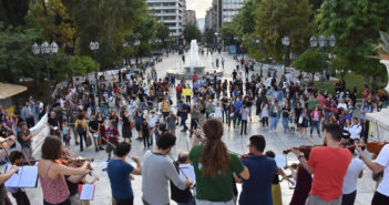 Musical Protests All Over Greece (VIDEOS-PHOTOS)