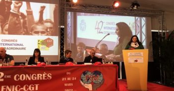 PAME Intervention ENG Congress of FNIC CGT, France, March 2022