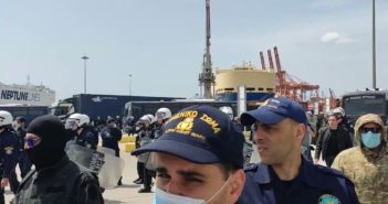Αστυνομοκρατία ενάντια στην απεργία στην COSCO