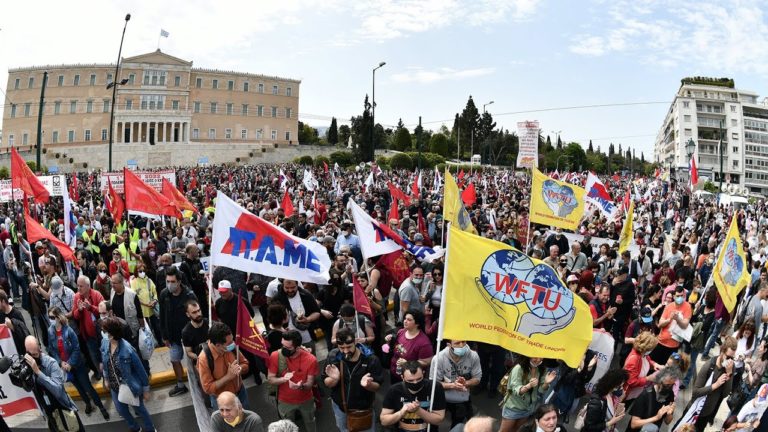 Οι προσυγκεντρώσεις για την Απεργιακή συγκέντρωση της Πρωτομαγιάς στο Σύνταγμα