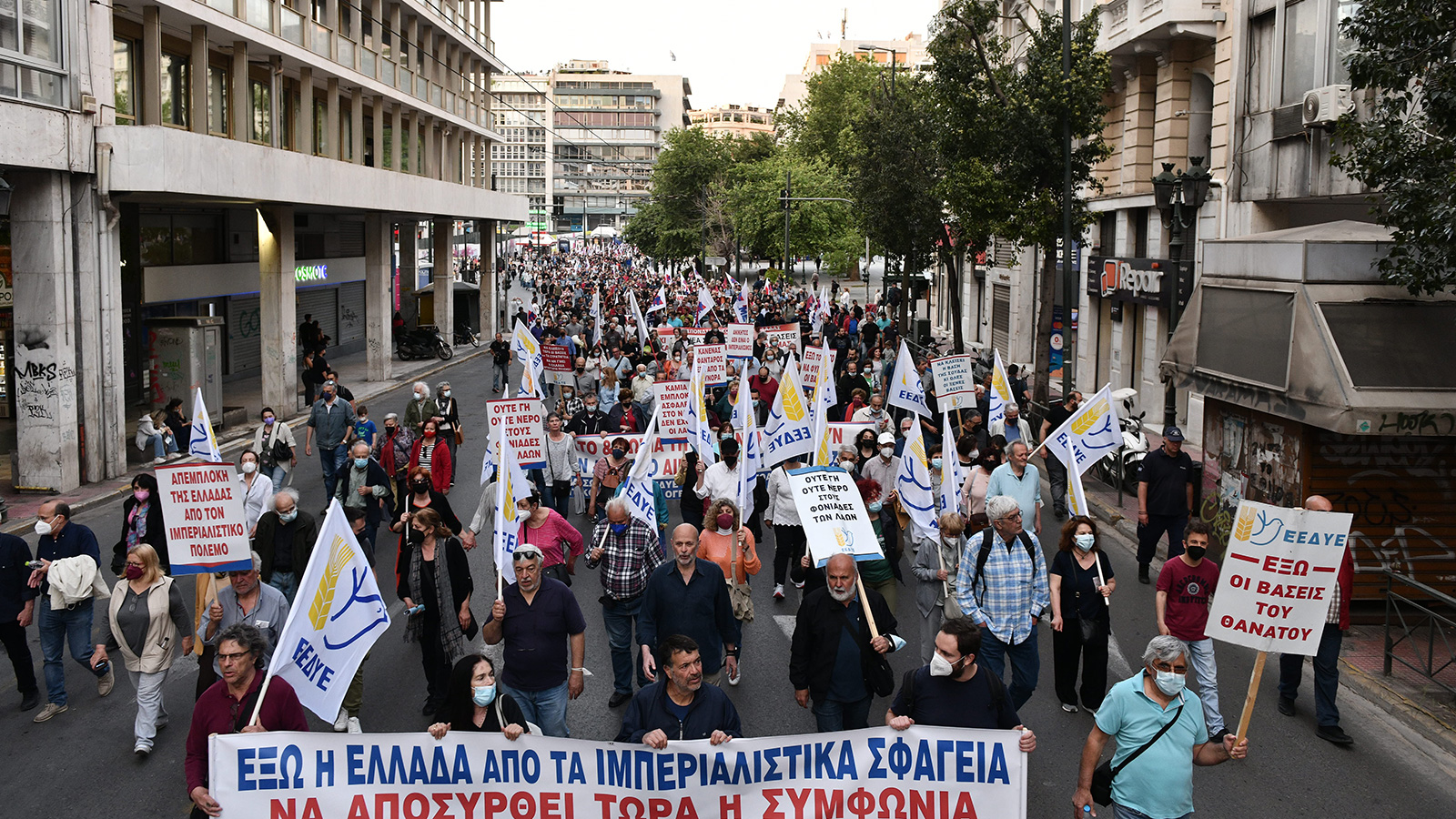 Μεγάλο συλλαλητήριο ενάντια στην Συμφωνία για τις Βάσεις(ΦΩΤO-VIDEO)
