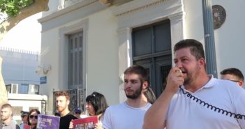 Επίδοση υπομνήματος καταδίκης της σφαγής μεταναστών στην Μελίγια στην Πρεσβεία της Ισπανίας
