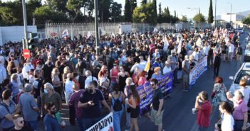 Gran protesta en Atenas Contra la Cumbre de la OTAN