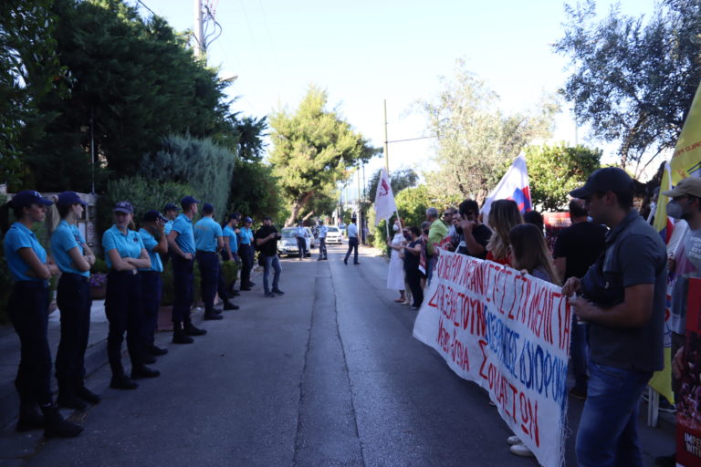 Διαμαρτυρία στην Πρεσβεία του Μαρόκου για την σφαγή μεταναστών στην Μελίγια(ΦΩΤΟ-VIDEO)