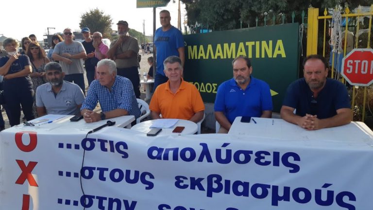 Παρέμβαση του Γιάννη Φραγγίδη, Προέδρου της ΠΟΕΕΠ και του Σωματείου Εργαζ. «Μαλαματίνα» στη Συνέντευξη Τύπου