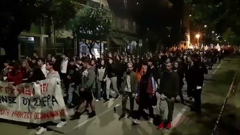 Massive Demonstration November 17 in Thessaloniki VIDEO