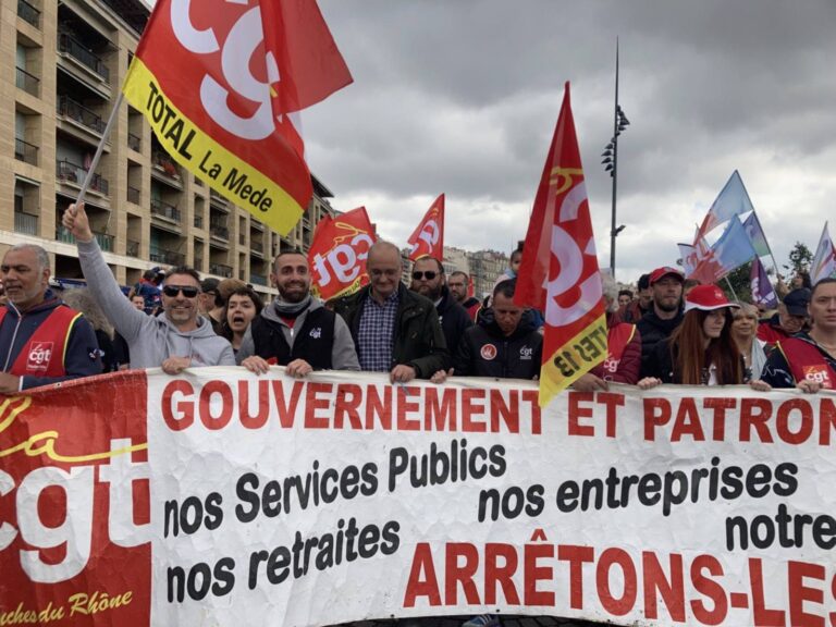 Το ΠΑΜΕ στην απεργιακή συγκέντρωση στη Μασσαλία(ΒΙΝΤΕΟ-ΦΩΤΟ)