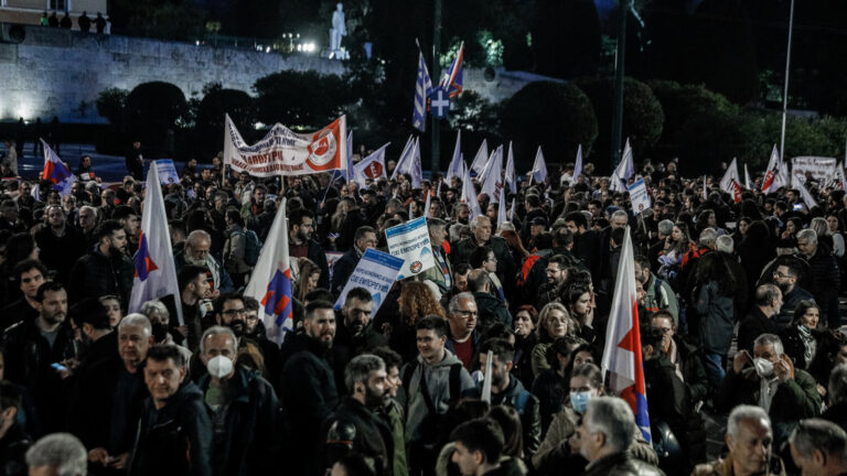 Συλλαλητήριο στο Σύνταγμα ενάντια στο νομοσχέδιο για την περεταίρω ιδιωτικοποιήση του νερού(ΒΙΝΤΕΟ-ΦΩΤΟ)