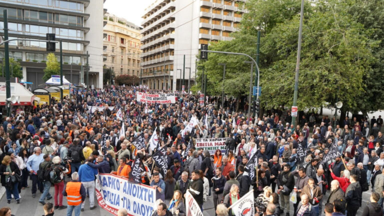 Μεγάλη διαδήλωση στην Αθήνα για τη ΛΑΡΚΟ(ΒΙΝΤΕΟ-ΦΩΤΟ)