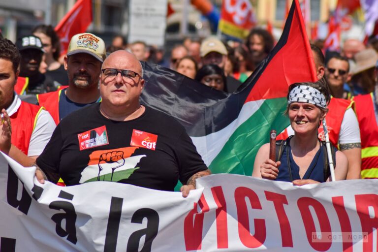 Solidaridad con el secretario general de la UD CGT Nord, Jean-Paul Delescaut