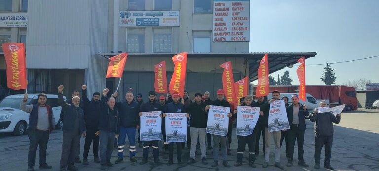 Turkey, Nakliyat Is: Solidarity Statement with 28 February General Strike