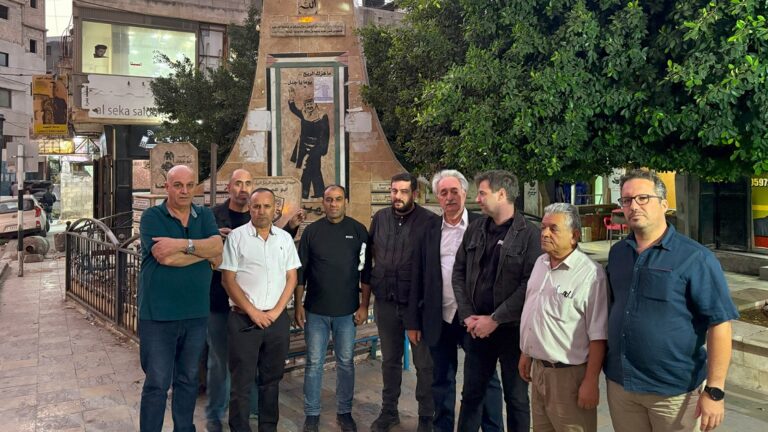 The PAME delegation in Palestine condemns the murder of a palestinian worker by the Israeli occupation army